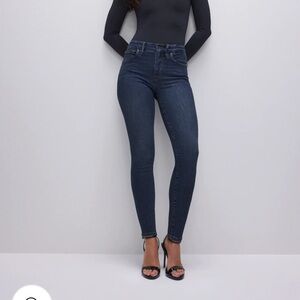 Good American good legs, dark skinny jeans, high-rise size 4/27